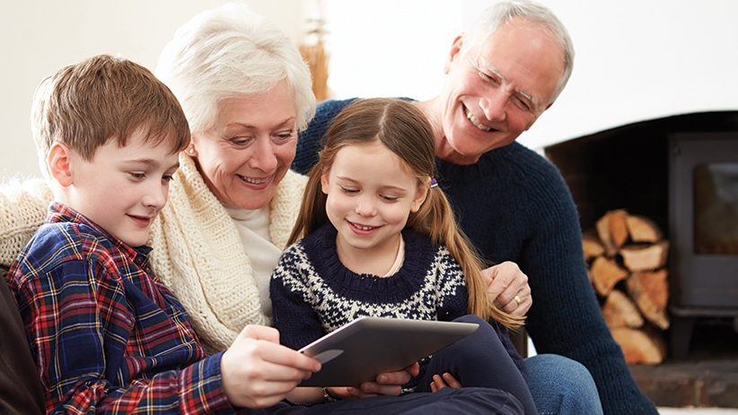 A saint for grandparents